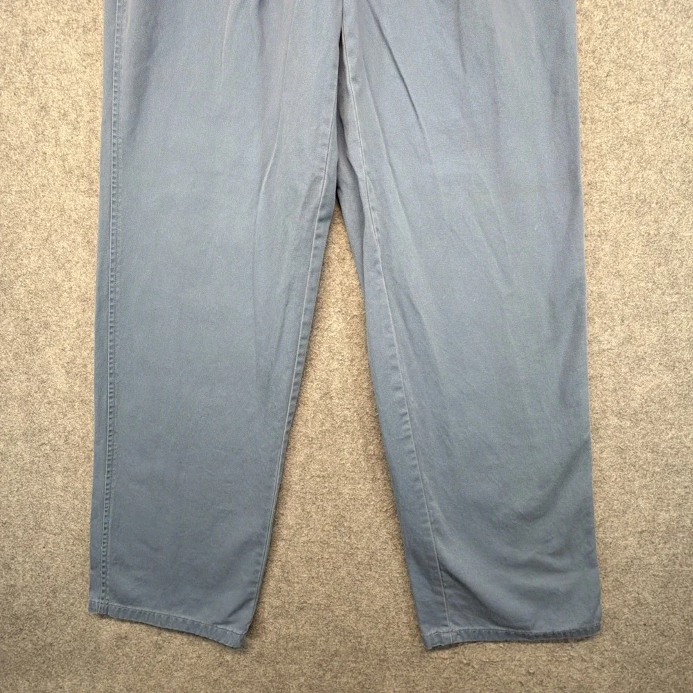 Vintage Polo Ralph Lauren Blue Pants 32x34 (Fits 31x33) Double Pleated Baggy 90s